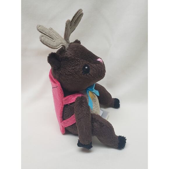 Old Navy Reindeer Plush GC Holder Stuffed Animal - Picture 2 of 10